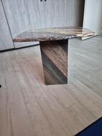 Marmeren bijzettafel, Ophalen, 50 tot 100 cm, Rond, Tot twee personen