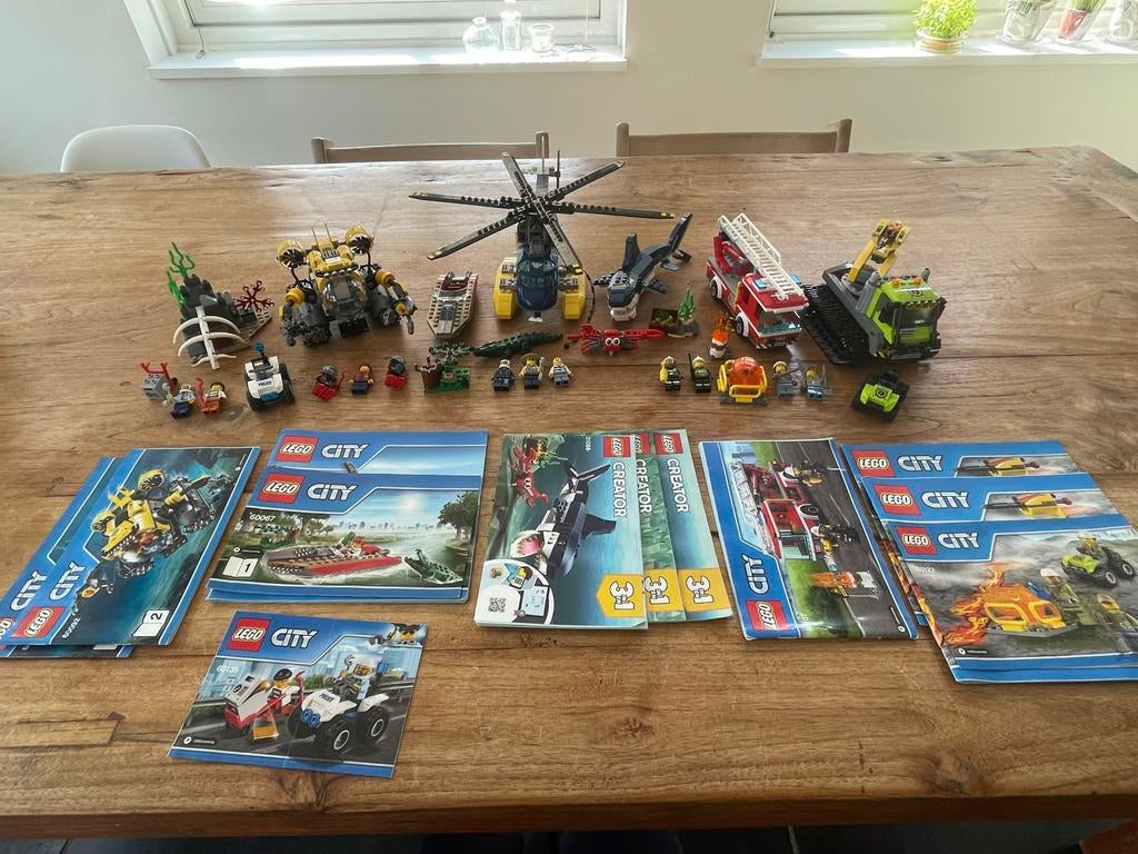 LEGO City Collectie met Instructies - Goede Staat, Kinderen en Baby's, Speelgoed | Duplo en Lego, City, Lego, Ophalen of Verzenden