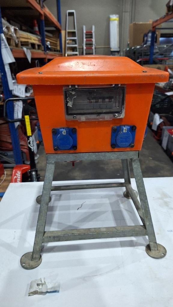 bouwstroomkast bouwpaddestoel stroomkast verdeelkast 32A, Ophalen, Gebruikt, Overige typen, Industriepark 2a 9351PA Leek