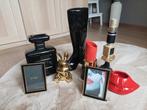 Accesoires zwart/goud/rood, Huis en Inrichting, Woonaccessoires | Overige, Ophalen, Zo goed als nieuw