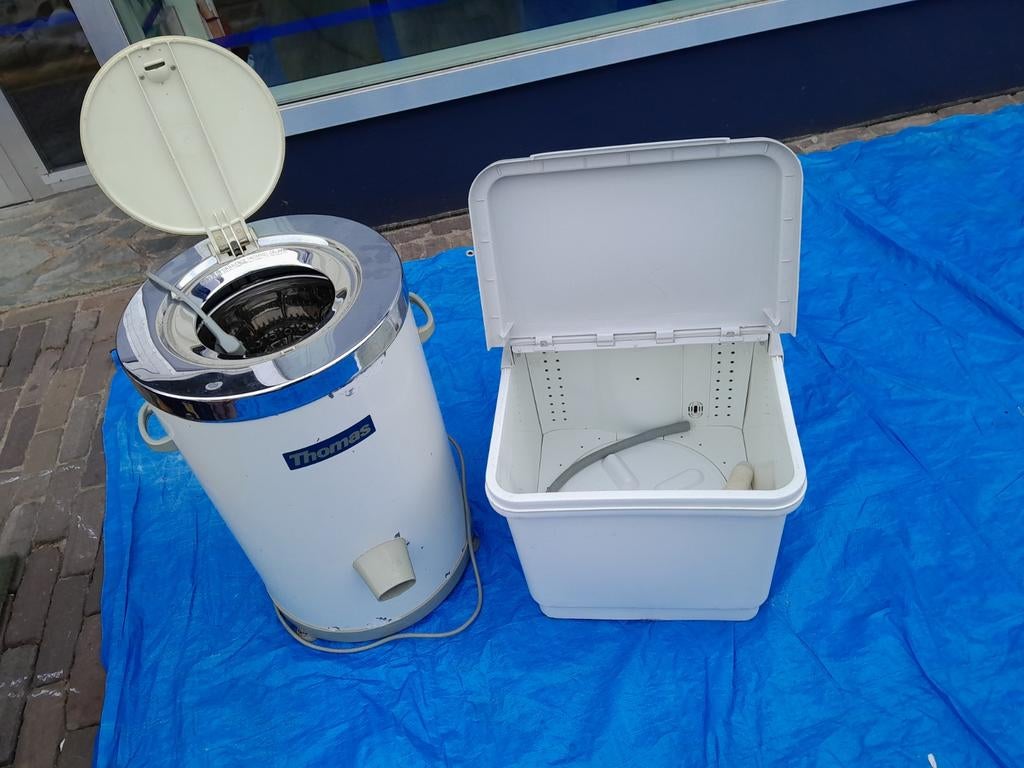 Camping mini wasmachine en centrifuge, Ophalen of Verzenden, Gebruikt, Overige