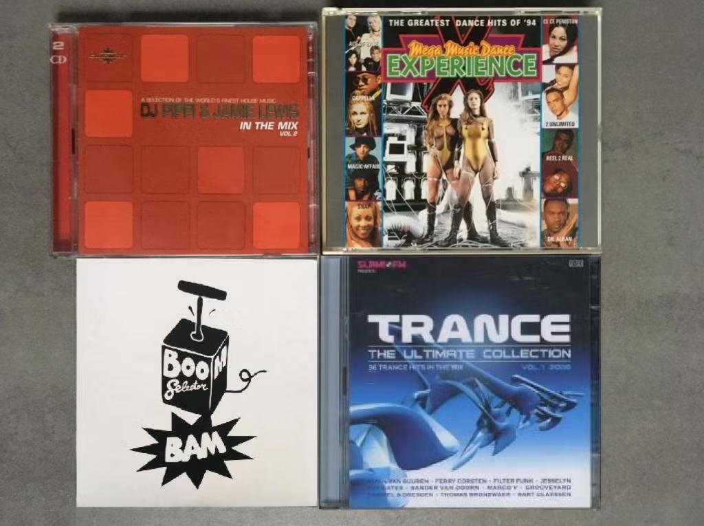 Dj Pippi & J. Lewis,TranceUltimate,Bam,Mega Dance Experience, Cd's en Dvd's, Ophalen of Verzenden, Zo goed als nieuw, Dance Populair