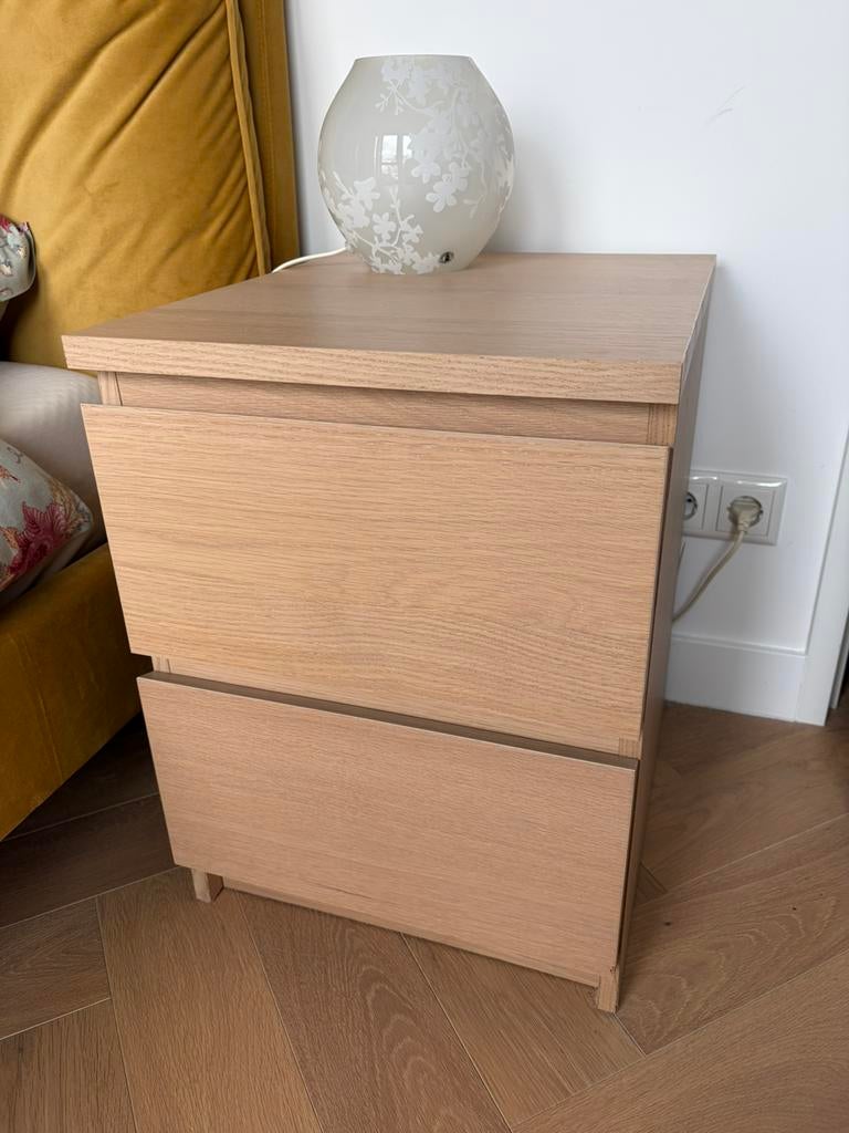 Ikea nachtkastje Malm, Ophalen, Zo goed als nieuw, Minder dan 45 cm, 55 tot 70 cm