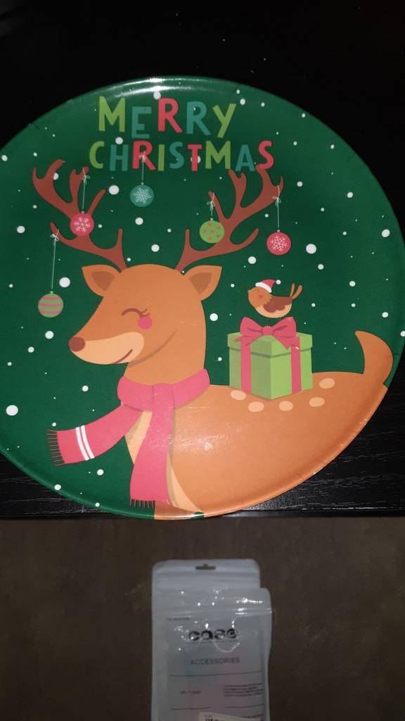 Kerstbord, Ophalen of Verzenden, Gebruikt