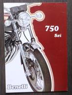Folder Benelli 750 Sei - 1974 (1e Ned. folder) - 6 blz, Verzenden, Overige merken