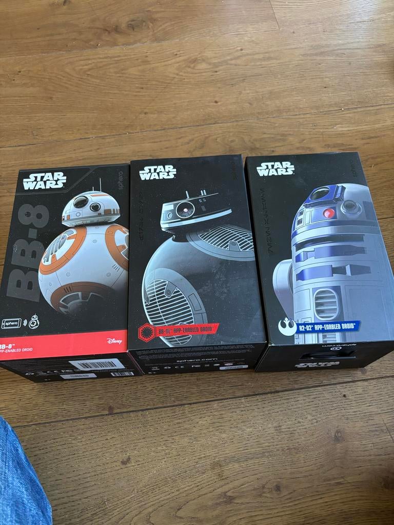 Star Wars Sphero Droids: BB-8, BB-9E, R2-D2, Verzamelen, Ophalen, Zo goed als nieuw