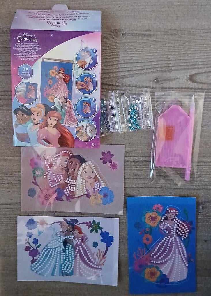Diamond painting stickers Princess, Ophalen of Verzenden, Nieuw, Meerdere stickers
