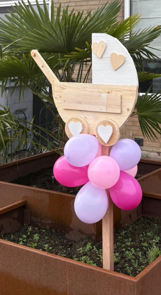 Geboorte bord, Ophalen, Zo goed als nieuw, Geboortebord