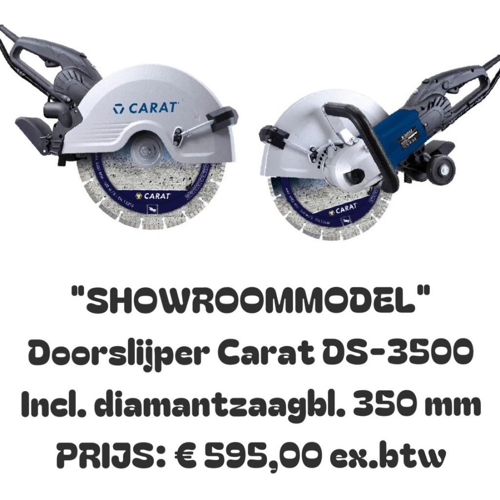 Doorslijper Carat type DS-3500 (230 volt) "SHOWROOMMODEL", Stihl/Husqvarna, Carat Nederland bv, Info@variatrade.nl, Nieuw