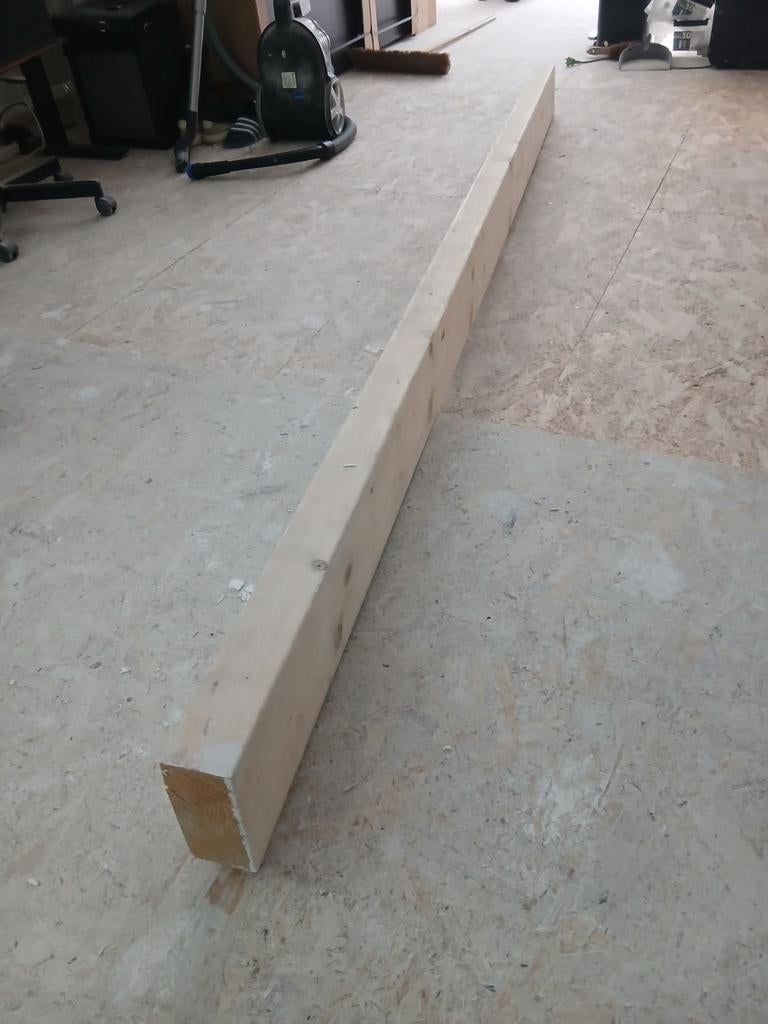 Geschaafd vuren balk 3000*70*170mm 1x, Doe-het-zelf en Verbouw, Hout en Planken, Ophalen, Balk, Vuren, 50 mm of meer