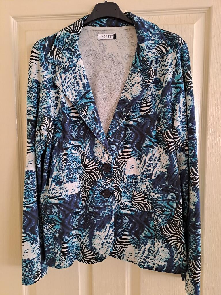 Colbert Maat L Blauw, groen, wit Nieuw, Kleding | Dames, Maat 38/40 (M), Blauw, Nieuw, Ophalen of Verzenden