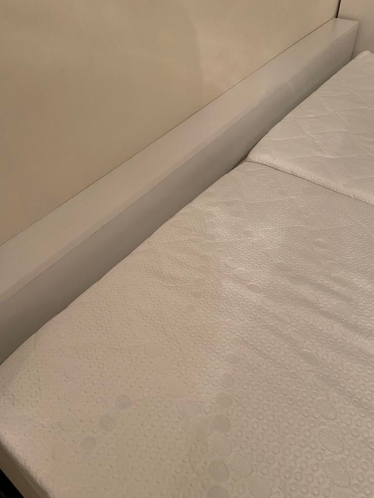 Deelbaar ledikant auping tweepersoons, Ophalen, Verstelbaar, Tweepersoons, Zo goed als nieuw