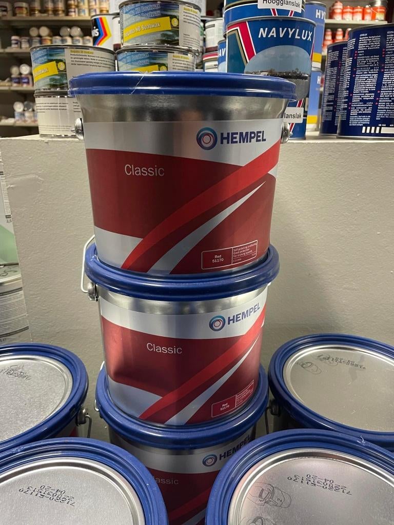 2,5L Hempel classic antifouling, Watersport en Boten, Accessoires en Onderhoud, Ophalen of Verzenden, Nieuw, Verven
