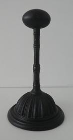 Strijkijzer, strijkgereedschap, ei-ijzer op voet, Antiek en Kunst, Ophalen of Verzenden