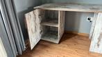 Stoer bureau en bed, Ophalen, 200 cm, Hout, 100 cm