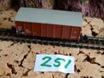 N-Spoor: adv 251: 5 x Trix 13253, huifkar., Gelijkstroom of Wisselstroom, Trix, Wagon, Ophalen of Verzenden