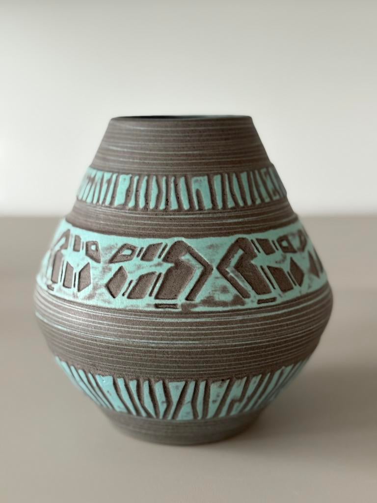 Vintage Mid Century Keramische Vaas, Ophalen