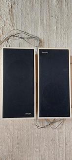 Vintage Philips speakers - set van 2, Audio, Tv en Foto, Luidsprekers, Ophalen, Philips, Gebruikt, Minder dan 60 watt