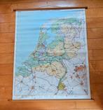 Oude schoolkaart Nederland. Wandkaart., Ophalen, Aardrijkskunde