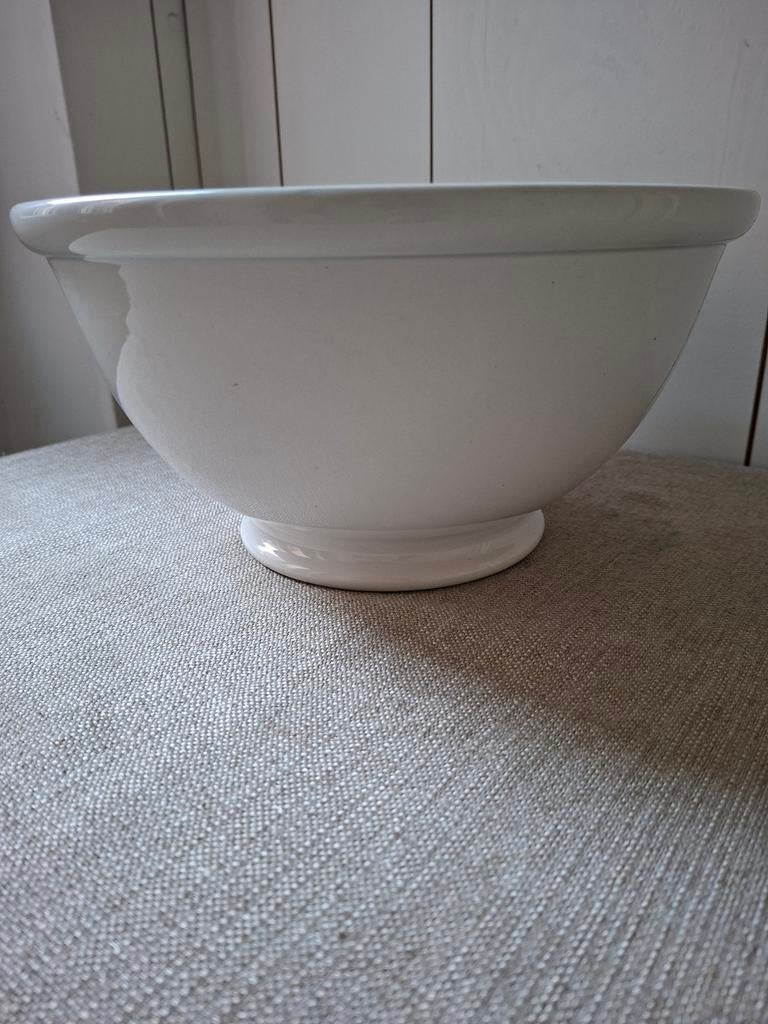 Een Petrus Regout Maastricht witte meng/beslagkom., Antiek en Kunst, Ophalen of Verzenden