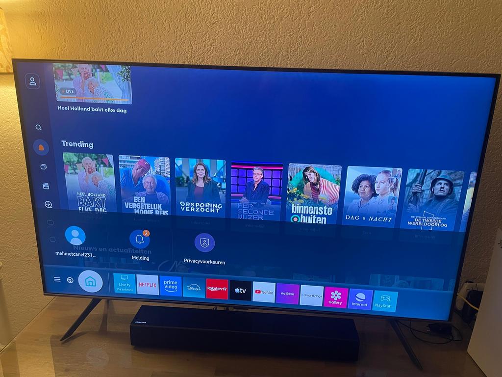 Samsung QE55Q64TAUXXH – 55” QLED 4K Smart TV – Topstaat, Ophalen, QLED, Zo goed als nieuw, Samsung