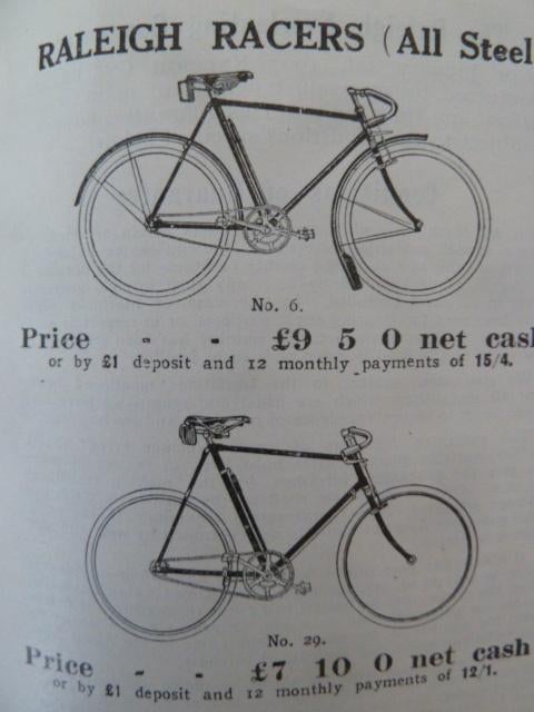 antieke fiets RALEIGH kataloog folder 1917 oldtimer rijwiel, Ophalen of Verzenden