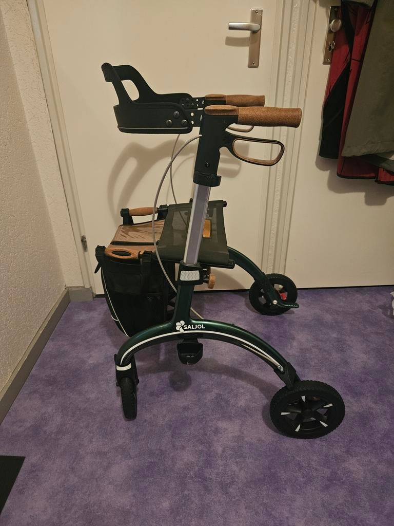 Saljol carbon rollator, Ophalen of Verzenden, Lichtgewicht, Zo goed als nieuw