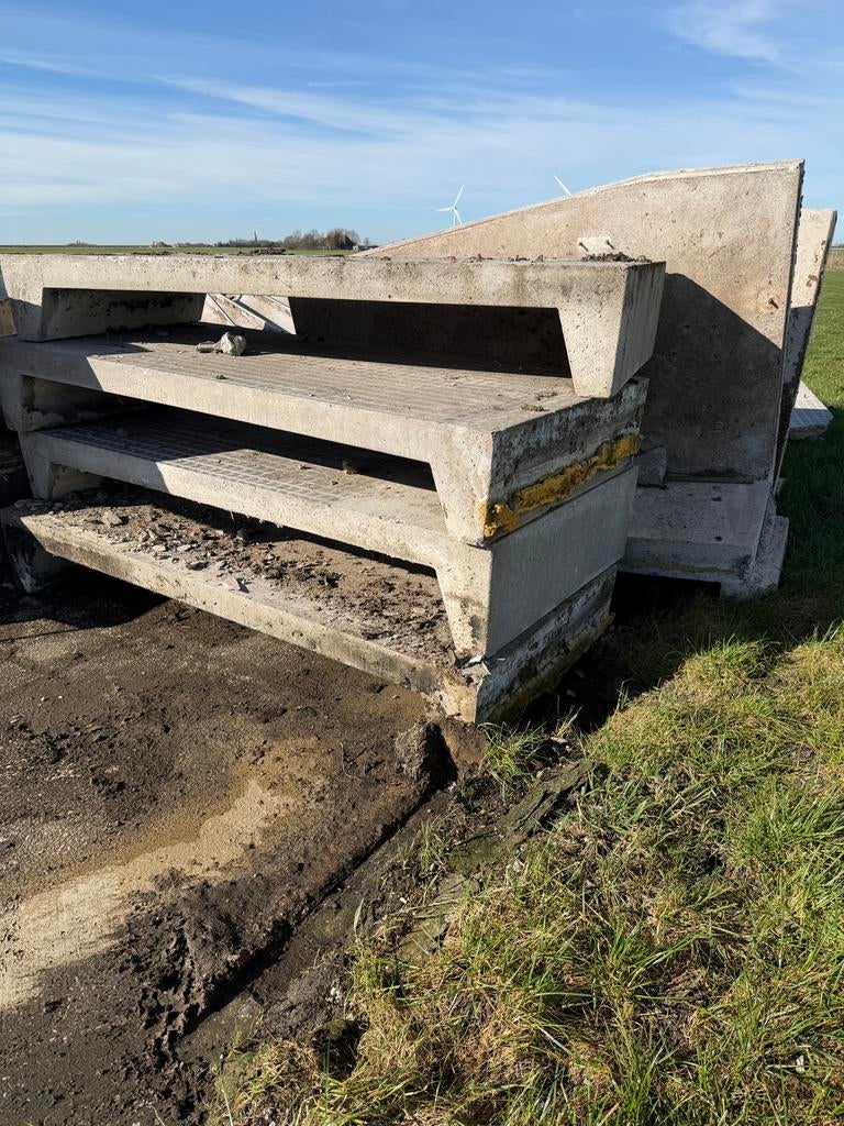 Prefab boxdekken in diverse maten, Doe-het-zelf en Verbouw, Platen en Panelen, Gebruikt, Overige materialen, 100 mm of meer, Ophalen