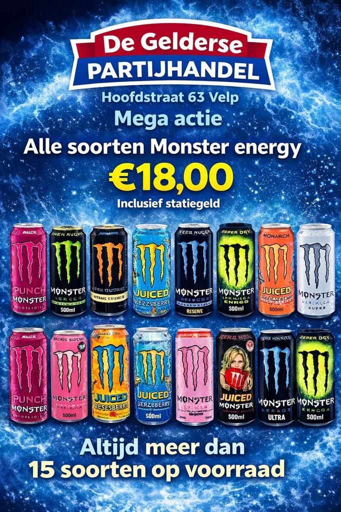 Monster energy, Diversen, Levensmiddelen, Ophalen