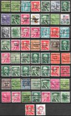 USA Precancels 58 verschillende Oregon T&T met beter zie sca, Ophalen of Verzenden, Gestempeld, Noord-Amerika