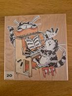 Penny Black poesjes nr 20, Hobby en Vrije tijd, Stempelen, Ophalen of Verzenden, Gebruikt, Houten stempel