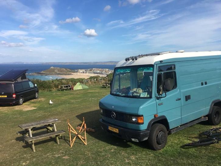 Mercedes benz 711D camper, Caravans en Kamperen, Campers, Particulier, tot en met 2, Buscamper of Camperbus, Mercedes-Benz, Mercedes