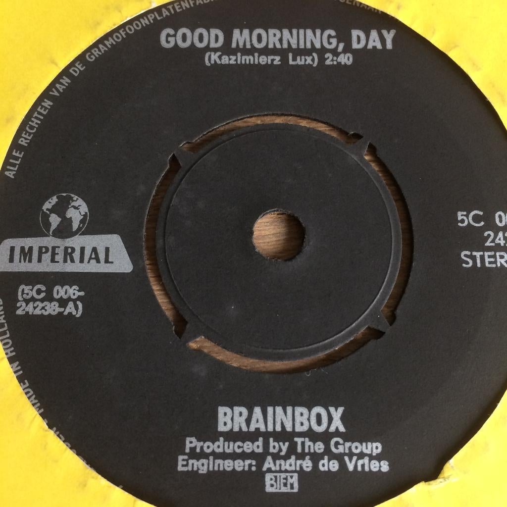 Brainbox – Good Morning, Day / Doomsday Train, 7 inch, Single, Ophalen of Verzenden, Zo goed als nieuw