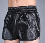 Mr. Riegillio Vegan Leren Short - Nieuw, Maat XL, Verzenden, Nieuw, Maat 52/54 (L), Zwart
