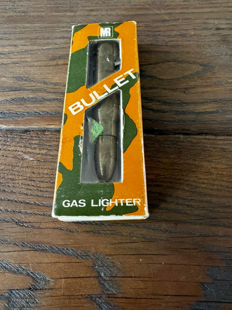 Vintage Kogel Aansteker - Bullet Gas Lighter, Verzamelen, Rookartikelen, Aanstekers en Luciferdoosjes, Ophalen of Verzenden, Zo goed als nieuw