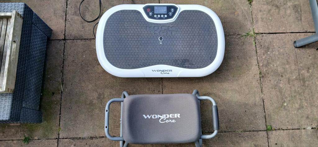 Wondercare rock & fit trilplaat met krukje., Ophalen, Zo goed als nieuw, Apparaat