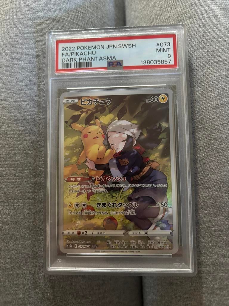 Pikachu 073/071 PSA 9, Ophalen of Verzenden, Zo goed als nieuw