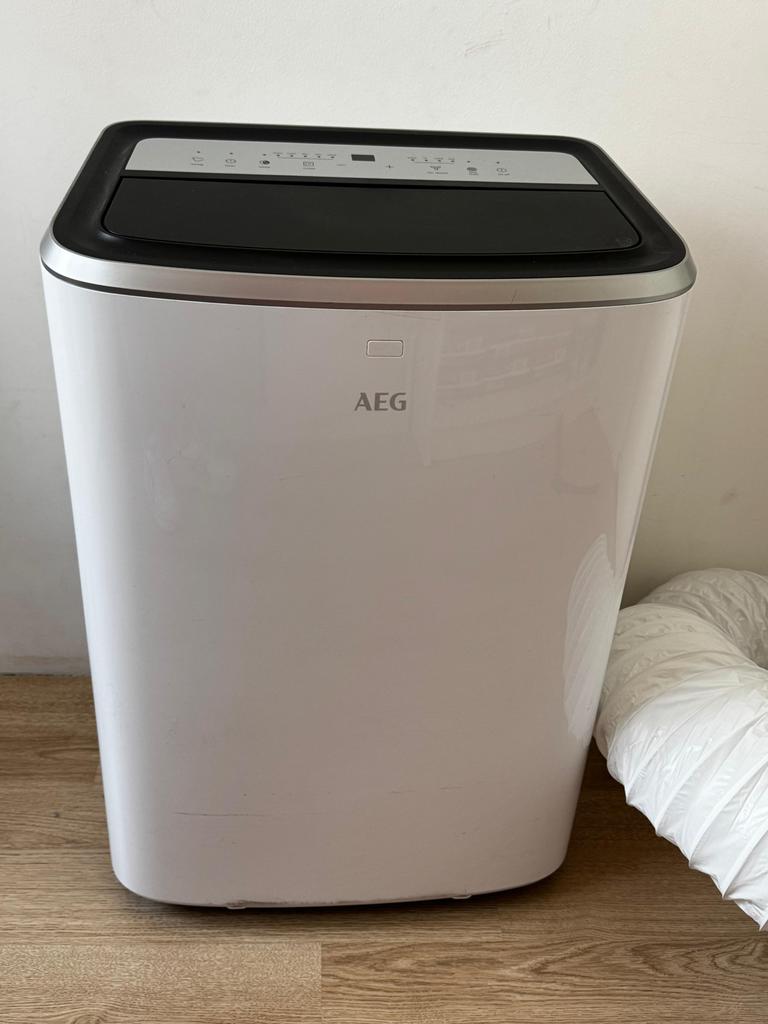 AEG Mobiele Airco - Krachtige Koeling voor Thuis, Witgoed en Apparatuur, Airco's, Ophalen, Gebruikt, Minder dan 60 m³, Timer