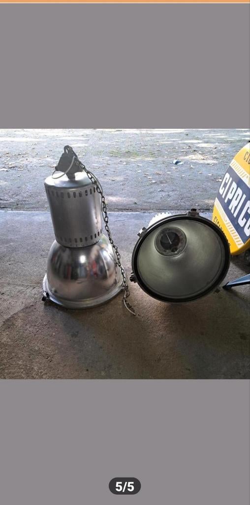 Industriële lampen, Ophalen