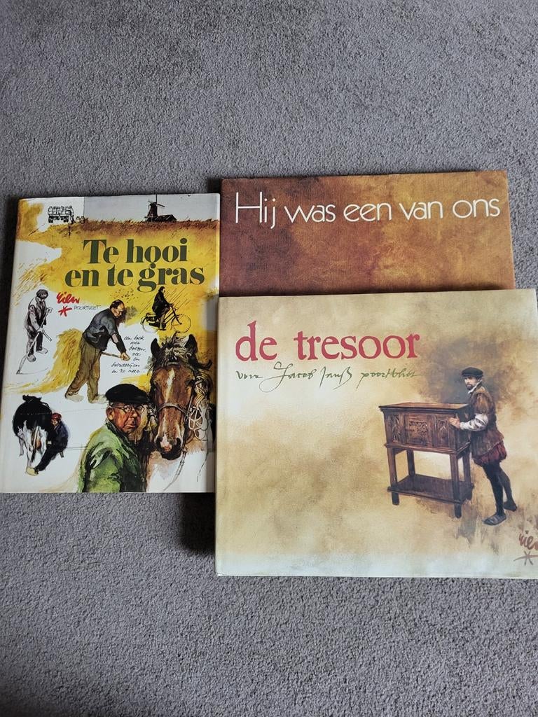 3 boeken van Rien Poortvliet. Samen 25 euro, Ophalen of Verzenden, Zo goed als nieuw