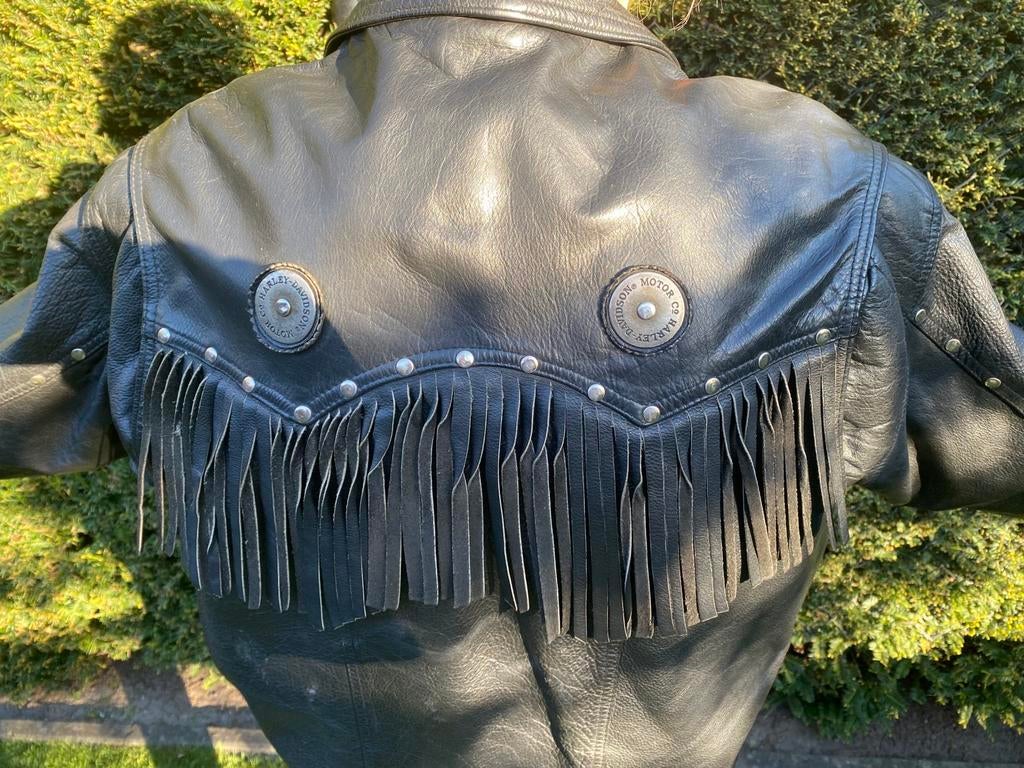 Harley Davidson leren jack XL heren, Motoren, Kleding | Motorkleding, Ophalen of Verzenden, Tweedehands, Jas | leer