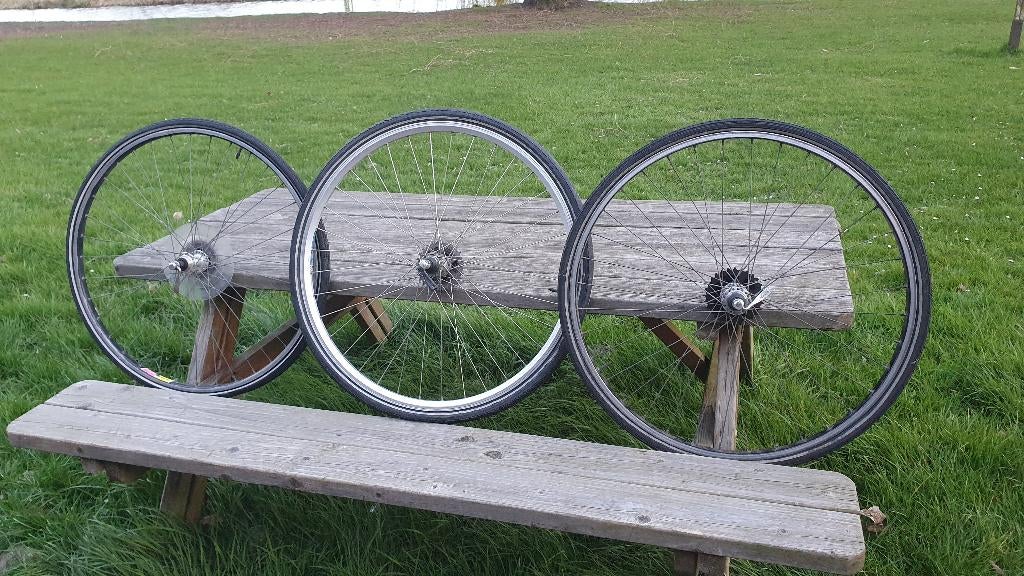 Fiets achterwielen, 28 inch, 3 stuks (7 en 8 versnellingen), Ophalen, Gebruikt, Algemeen, Wiel