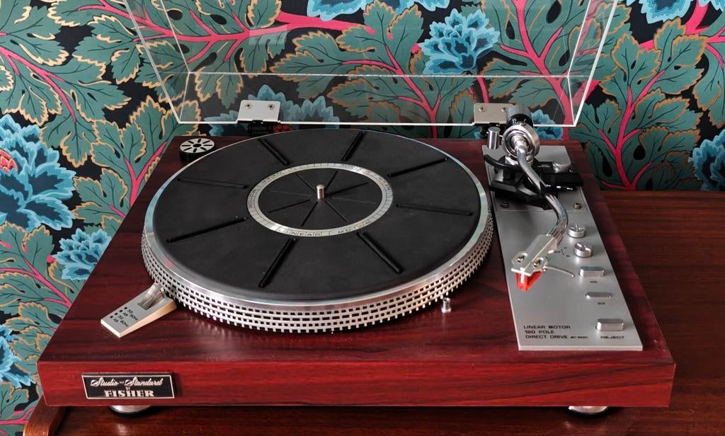 Fisher MT-6225 halfautomatisch, gereviseerd, Pitch-regelaar, Zo goed als nieuw, Platenspeler, Ophalen