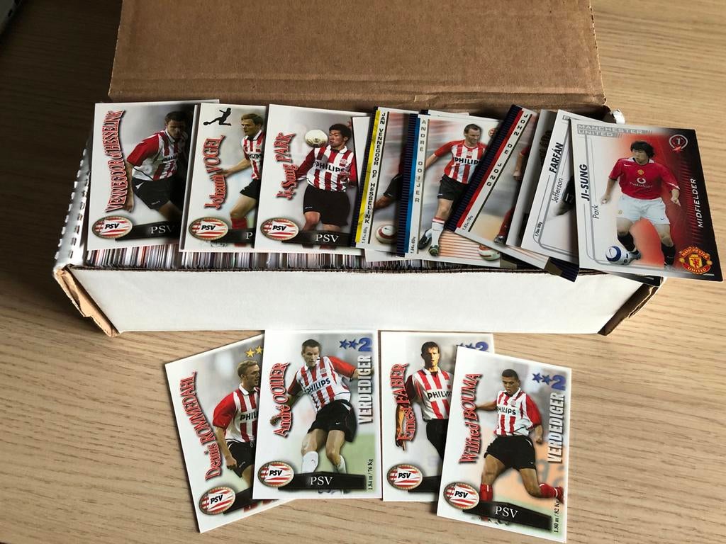 Grote collectie PSV spelerskaarten Panini & Topps, Ophalen of Verzenden, Zo goed als nieuw, PSV, Spelerskaart