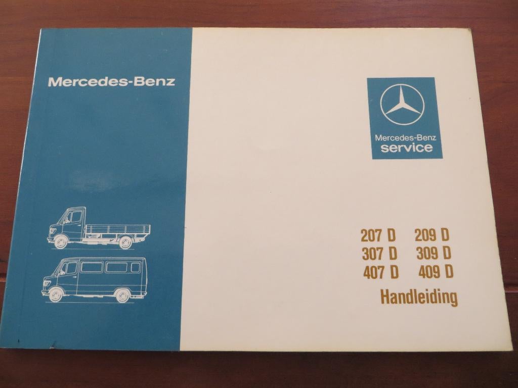 Instructieboek Mercedes 207D 209D 307D 309D 407D 409D 1984, Ophalen of Verzenden