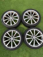 Renault Megane Velgen met Winterbanden 225/40/18 5x114,3 ET4, 18 inch, Gebruikt, Banden en Velgen, Personenwagen