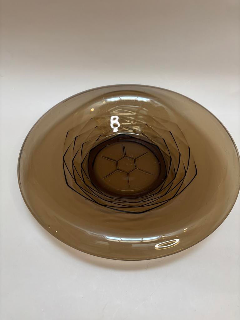 Glazen schaal 'Pijnappel' van A.D. Copier voor Leerdam, Ophalen of Verzenden