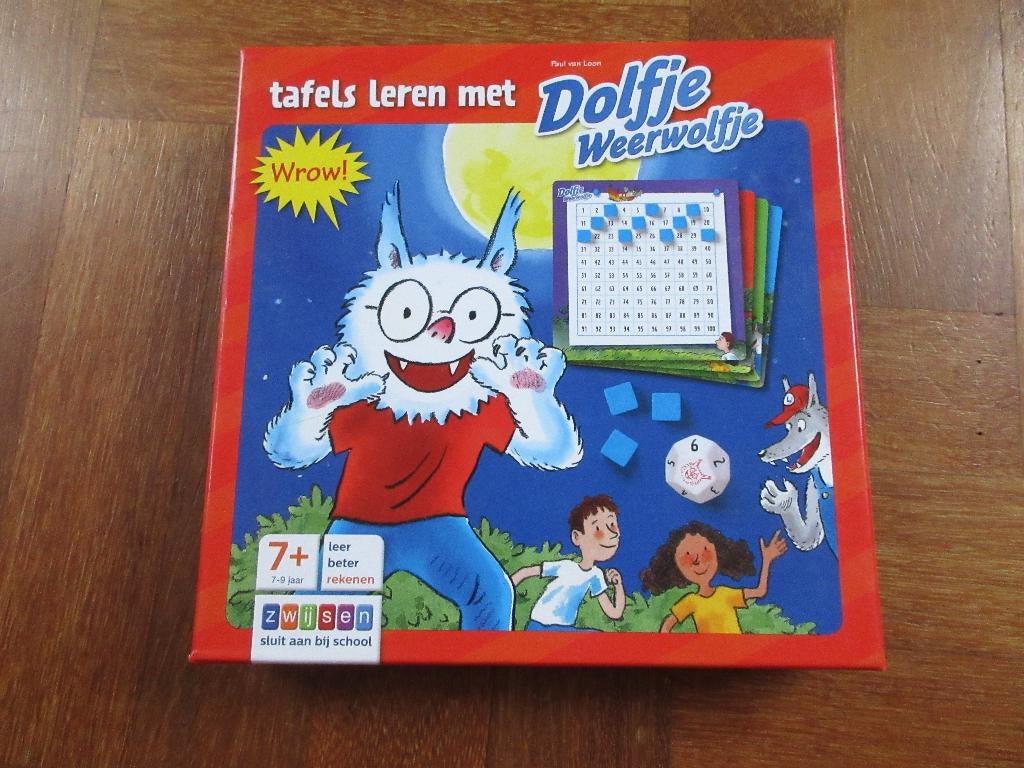 Tafels leren met Dolfje Weerwolfje, Kinderen en Baby's, Speelgoed | Educatief en Creatief, Gebruikt, Puzzelen, Rekenen, Ontdekken