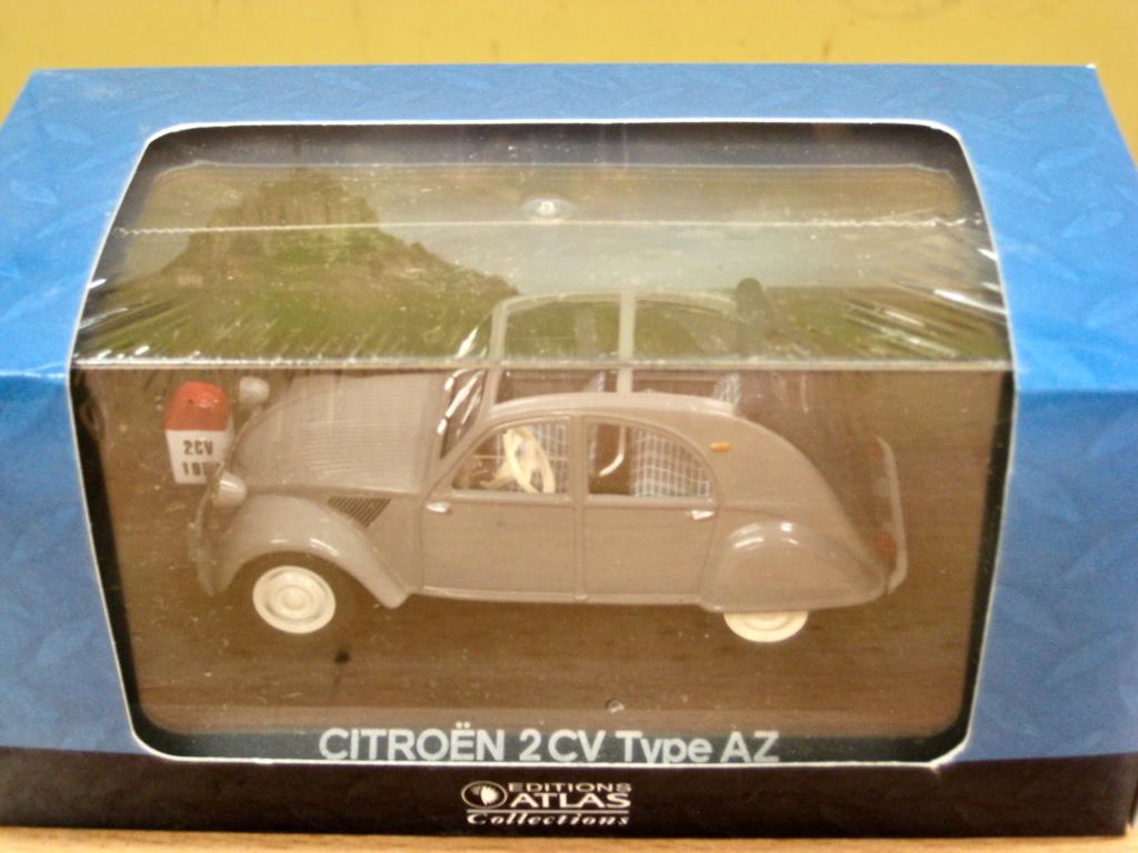 Citroen 2CV AZ de mon père Atlas diorama 1:43, Ophalen of Verzenden, Nieuw, Auto, Overige merken