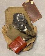 Brits gasmasker - 1940/1942 met bijbehorende haversack, Verzamelen, Ophalen of Verzenden, Landmacht, Engeland